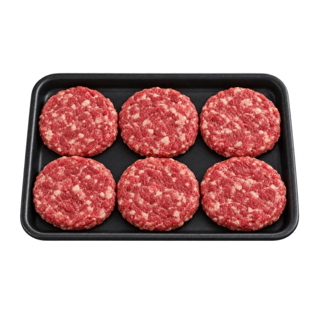 Smash Burgers Caseras de Vaca y Presa Black Angus (6 × 140 g)
